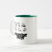 Erdnüsse | Peppermint Patty Zweifarbige Tasse (Vorderseite Links)