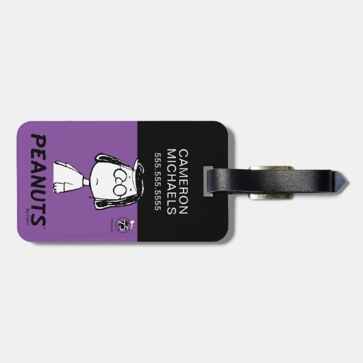 Erdnüsse Persistenz | Marcie Gepäckanhänger (Rückseite horizontal)