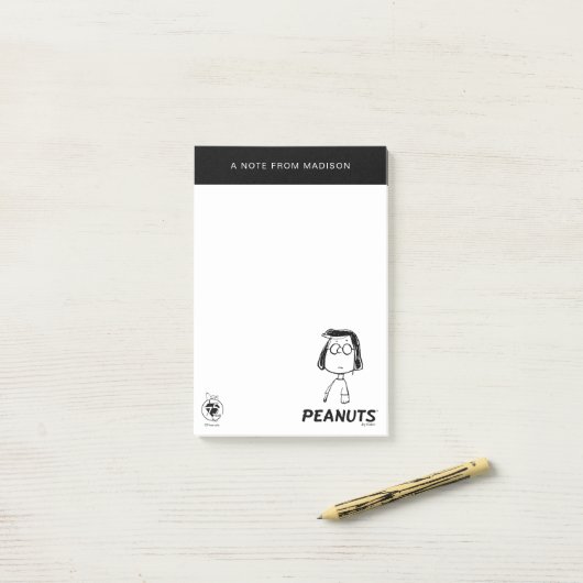 Erdnüsse Persistenz | Marcie Post-it Klebezettel (Auf Schreibtisch)