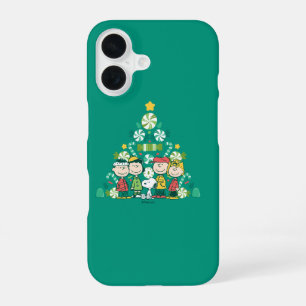 Erdnüsse Pfefferminz-Weihnachtsbaum iPhone 16 Hülle