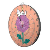 Erdnüsse | Pfeifen für Snoopy und Holz-Blume Dartscheibe (Vorderseite rechts)