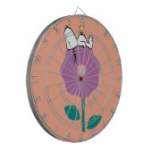 Erdnüsse | Pfeifen für Snoopy und Holz-Blume Dartscheibe (Vorderseite Links)