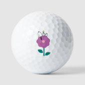 Erdnüsse | Pfeifen für Snoopy und Holz-Blume Golfball (Vorderseite)