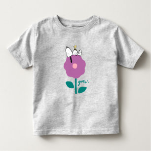 Erdnüsse   Pfeifen für Snoopy und Holz-Blume Kleinkind T-shirt