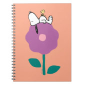 Erdnüsse | Pfeifen für Snoopy und Holz-Blume Notizblock (Vorderseite)