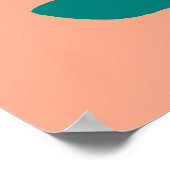 Erdnüsse | Pfeifen für Snoopy und Holz-Blume Poster (Ecke)