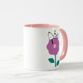 Erdnüsse | Pfeifen für Snoopy und Holz-Blume Tasse (VorderseiteRechts)