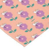 Erdnüsse | Pfeifen für Snoopy und Holz-Blume Tischdecke (Schrägansicht)