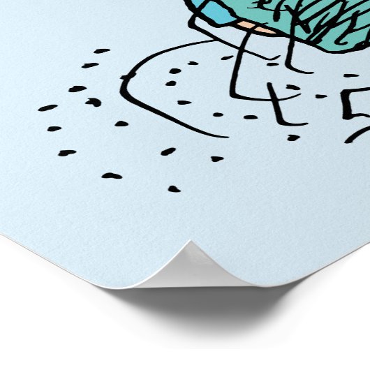 Erdnüsse | Pigment Poster (Ecke)