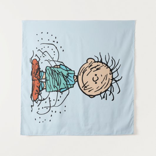 Erdnüsse | Pigment Wandteppich (Vorderseite (Horizontal))