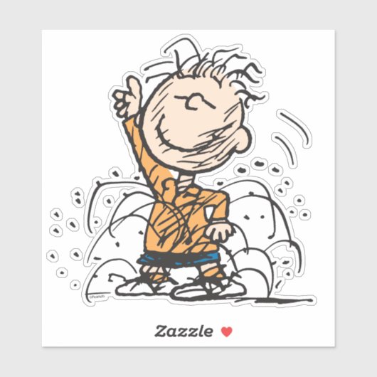 Erdnüsse | Pigpen Dancing Aufkleber (Blatt)