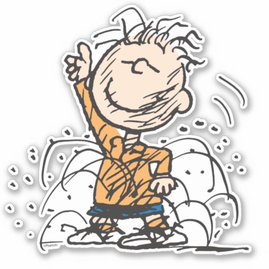 Erdnüsse | Pigpen Dancing Aufkleber (Vorderseite)