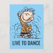 Erdnüsse | Pigpen Dancing Postkarte (Vorderseite)