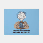 Erdnüsse | Pigpen Die Welt braucht die Geselligkei Fußmatte (Vorderseite)