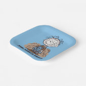 Erdnüsse | Pigpen Die Welt braucht die Geselligkei Pappteller (Gewinkelt)