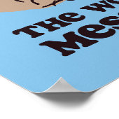 Erdnüsse | Pigpen Die Welt braucht die Geselligkei Poster (Ecke)