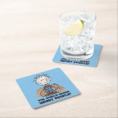 Erdnüsse | Pigpen Die Welt braucht die Geselligkei Rechteckiger Pappuntersetzer (Vor Ort)