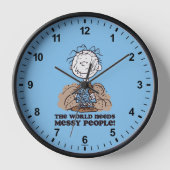 Erdnüsse | Pigpen Die Welt braucht die Geselligkei Uhr (Vorderseite)