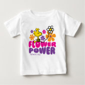 Erdnüsse | Power der Blume Holz Baby T-shirt (Vorderseite)
