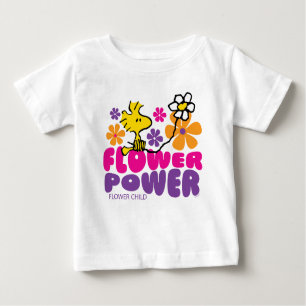 Erdnüsse   Power der Blume Holz Baby T-shirt