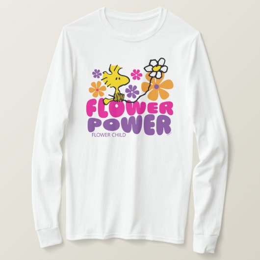 Erdnüsse | Power der Blume Holz T-Shirt (Design vorne)