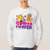 Erdnüsse | Power der Blume Holz T-Shirt (Vorderseite)