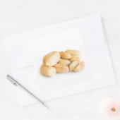 Erdnüsse Quadratischer Aufkleber (Umschlag)