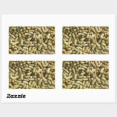 Erdnüsse Rechteckiger Aufkleber (Blatt)