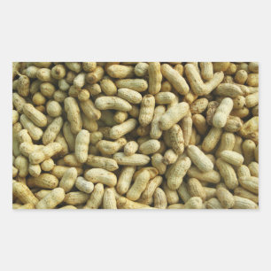 Erdnüsse Rechteckiger Aufkleber