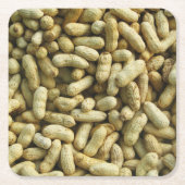 Erdnüsse Rechteckiger Pappuntersetzer (Vorderseite)