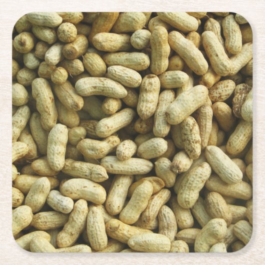 Erdnüsse Rechteckiger Pappuntersetzer (Vorderseite)