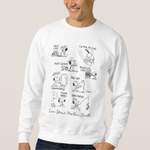 Erdnüsse Recycle nicht verschmutzen Sweatshirt