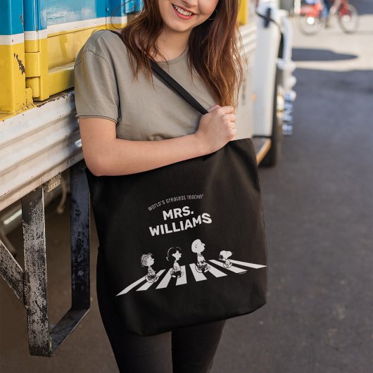 Erdnüsse | Rock T-Shirts Bester Lehrer Personalisi Tasche