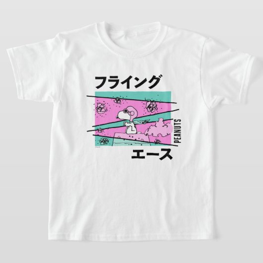 Erdnüsse | Rosa Flying Ace T-Shirt (Ablage )