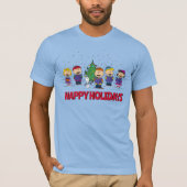 Erdnüsse | Rund um den Weihnachtsbaum T-Shirt (Vorderseite)