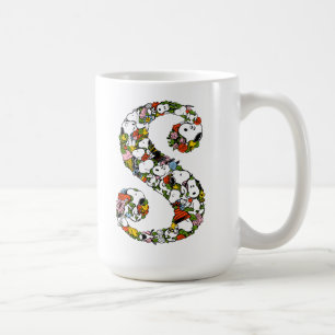 Erdnüsse   S ist für Snoopy Kaffeetasse