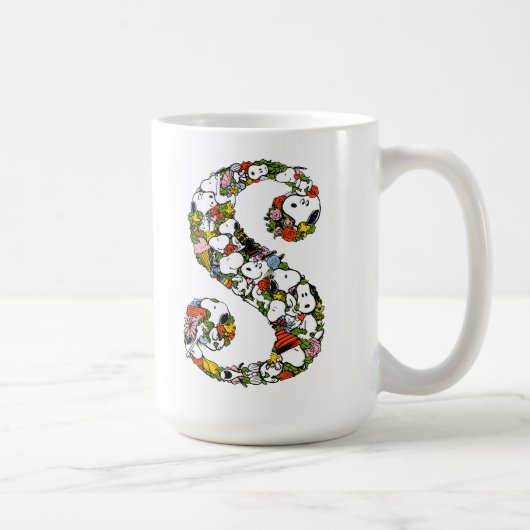 Erdnüsse | S ist für Snoopy Kaffeetasse (Rechts)