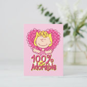 Erdnüsse | Sally 100% Adorable Postkarte (Stehend Vorderseite)