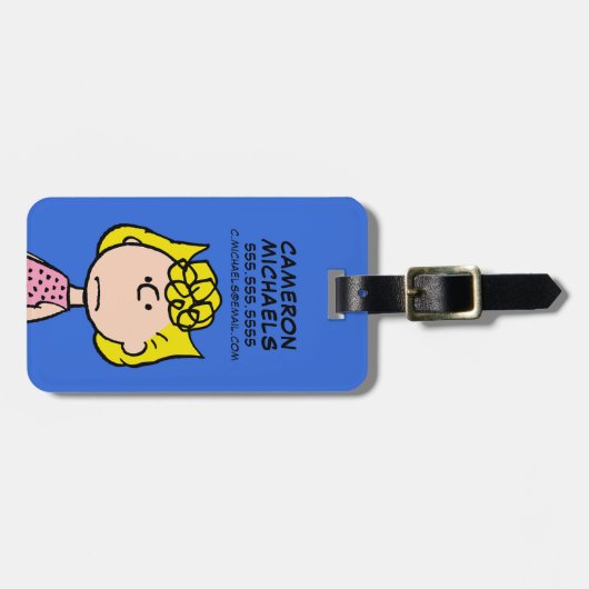 Erdnüsse | Sally Brown Gepäckanhänger (Vorderseite horizontal)