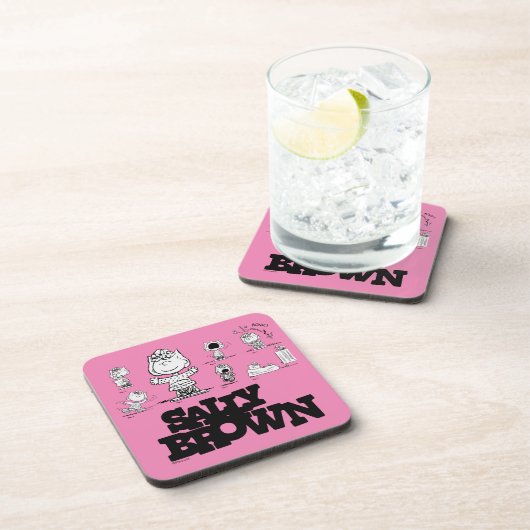 Erdnüsse | Sally Brown Getränkeuntersetzer (Rechte Seite)