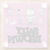 Erdnüsse | Sally Brown Glasuntersetzer (Rückseite)