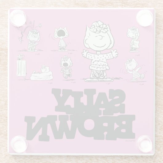 Erdnüsse | Sally Brown Glasuntersetzer (Rückseite)