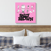 Erdnüsse | Sally Brown Leinwanddruck (Insitu (Schlafzimmer))