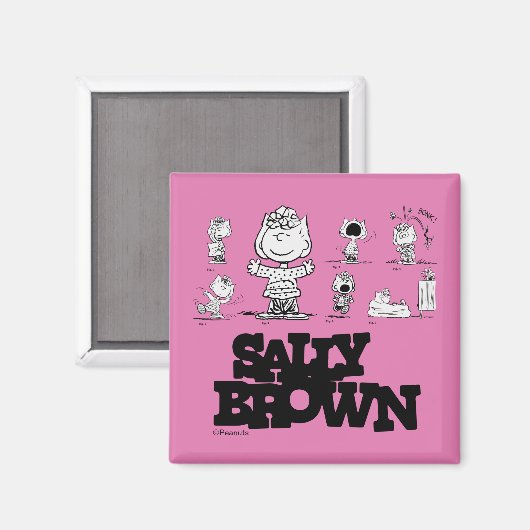 Erdnüsse | Sally Brown Magnet (Vorderseite/Rückseite)