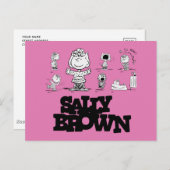 Erdnüsse | Sally Brown Postkarte (Vorne/Hinten)