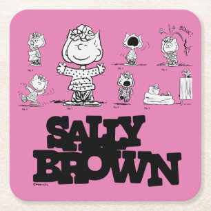 Erdnüsse   Sally Brown Rechteckiger Pappuntersetzer