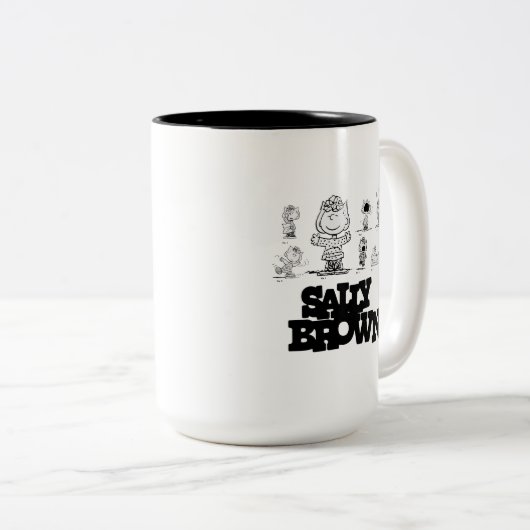 Erdnüsse | Sally Brown Zweifarbige Tasse (VorderseiteRechts)