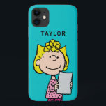 Erdnüsse | Sally Case-Mate iPhone Hülle<br><div class="desc">Sally ist die liebenswerte jüngere Schwester von Charlie Brown. Karo in diesem niedlichen Peanuts-Design mit Sally,  vielleicht mit einem Buchbericht.</div>