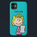 Erdnüsse | Sally Case-Mate iPhone Hülle<br><div class="desc">Sally ist die liebenswerte jüngere Schwester von Charlie Brown. Karo in diesem niedlichen Peanuts-Design mit Sally,  vielleicht mit einem Buchbericht.</div>