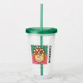 Erdnüsse | Sally Half & Halb Blume Acryltrinkbecher (Vorderseite)